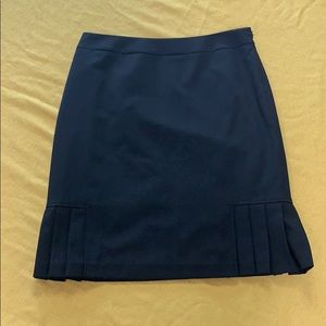 Tahari Black Wide-Banded Skirt